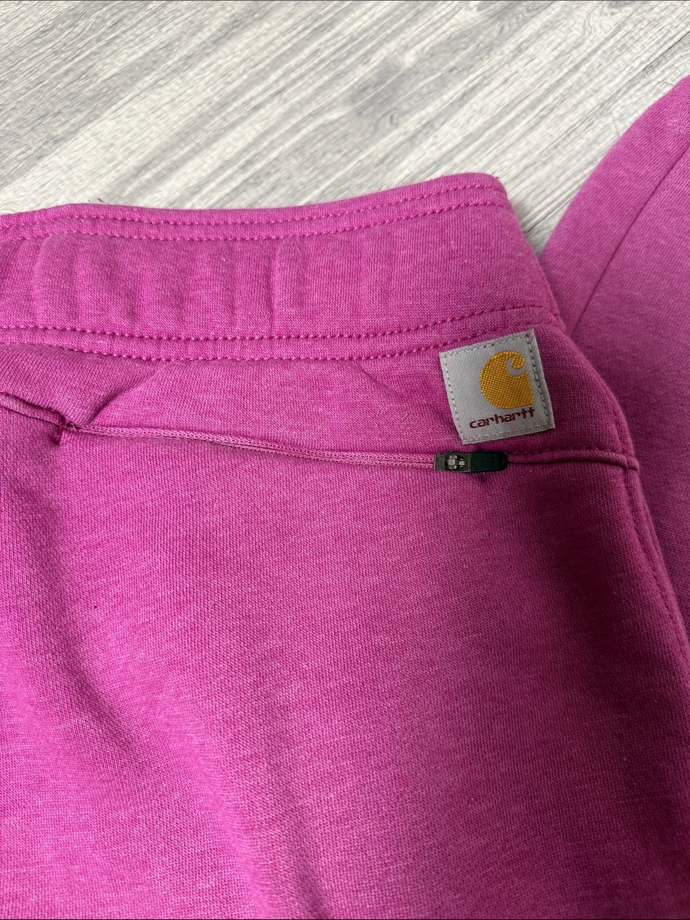 Carhartt Women’s Plum Joggers with Orange Logo Size Small - Picture 6 of 6